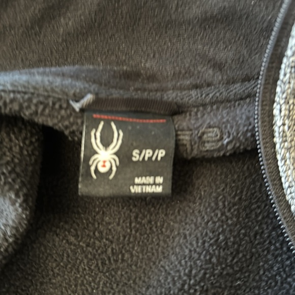 SPYDER Black & White Zip Up Jacket - Picture 8 of 14